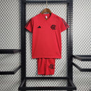 Kit Infantil Flamengo Treino 23/24 - Vermelho - KARIOCA MULTIMARCAS
