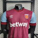 Camisa West Ham Home 23/24 - Umbro Jogador Masculino - KARIOCA MULTIMARCAS