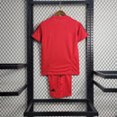 Kit Infantil Flamengo Treino 23/24 - Vermelho - KARIOCA MULTIMARCAS
